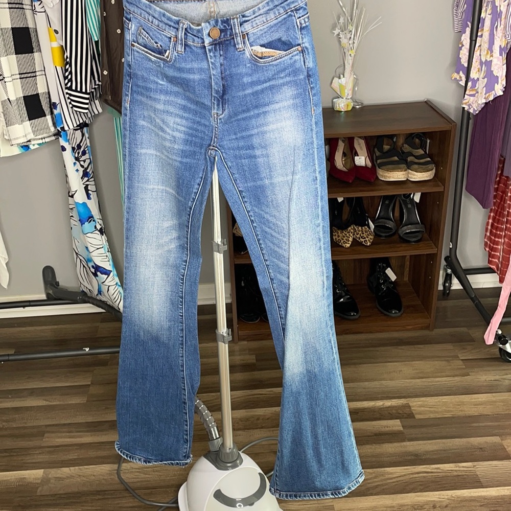 BlankNYC jeans cosmic high flare size 25